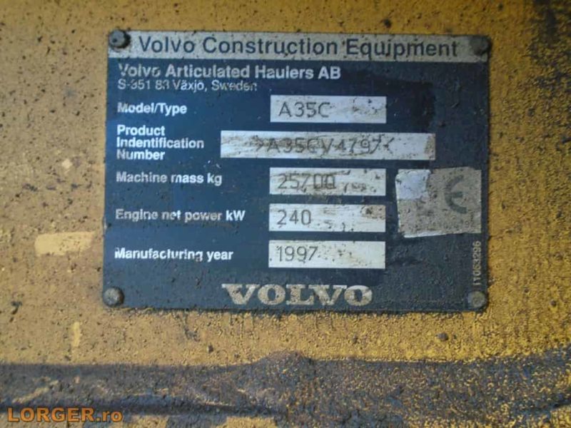 Dezmembrare excavator pe senile Komatsu PC350 NLC