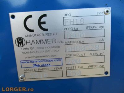 Pulverizator Hammer FH18 nou
