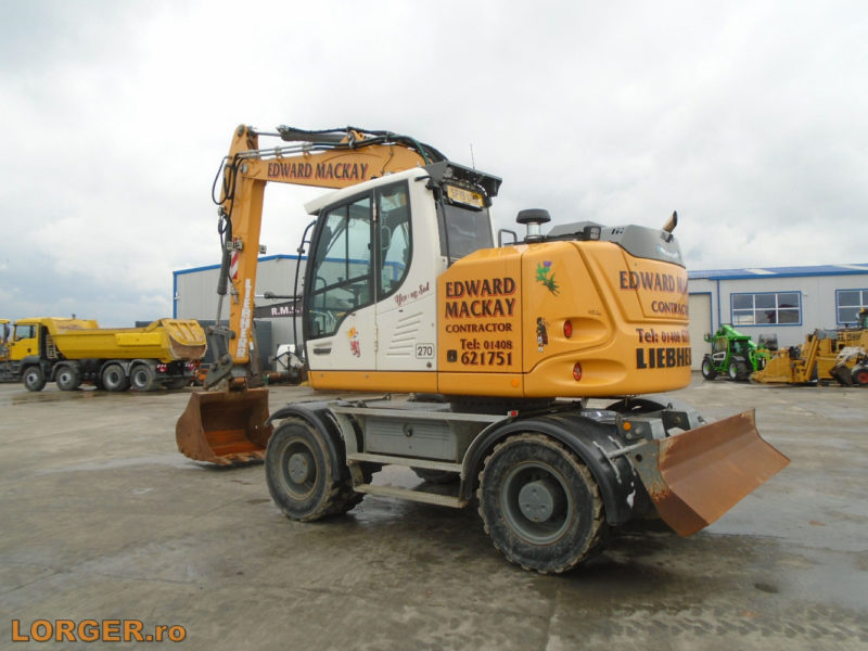 Excavator pe pneuri Liebherr A914 Compact