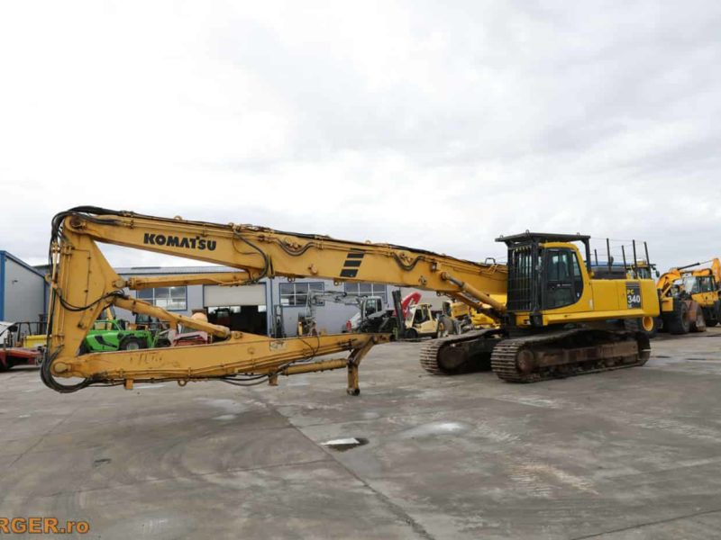 Excavator pe senile Komatsu PC340 LC-6K cu brat lung