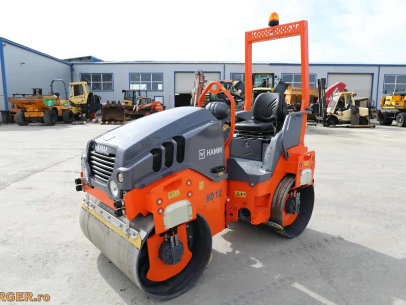 Compactor tandem Hamm HD12 VV - nefolosit