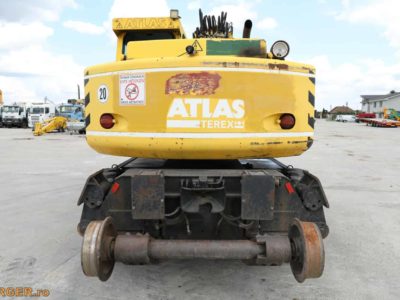Excavator pe pneuri Atlas Terex 1604