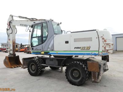 Excavator pe pneuri New Holland MH 6.6