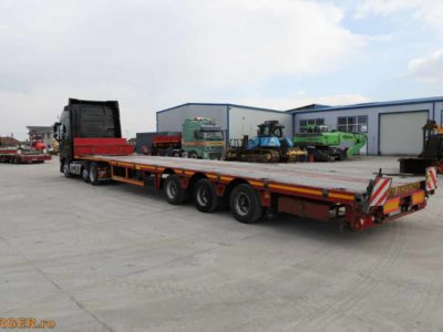 Cap tractor Volvo FH500 cu semiremorca platforma