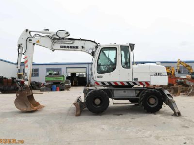 Excavator pe pneuri Liebherr A316 Litronic